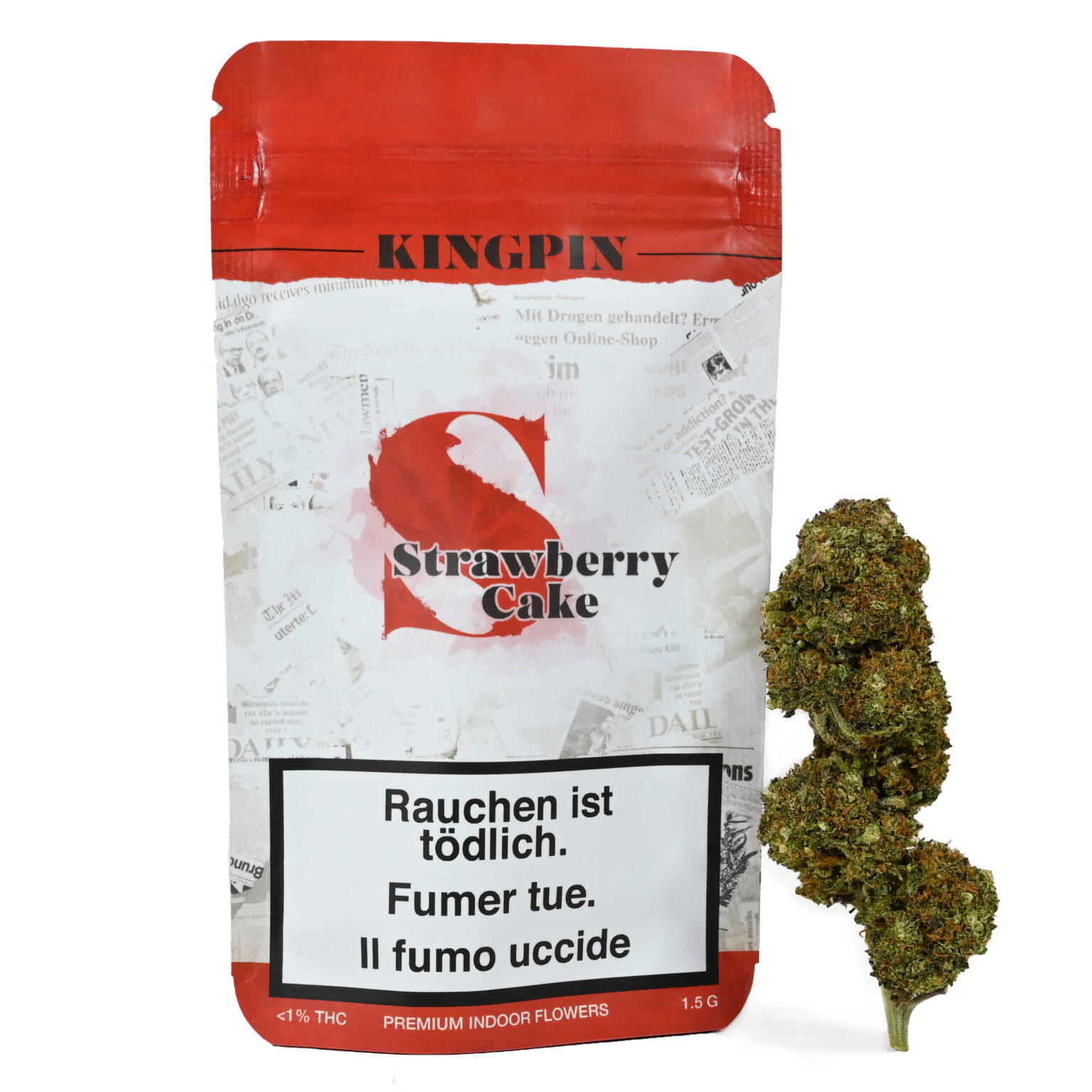 KingPin Strawberry Cake - Cannabis Center